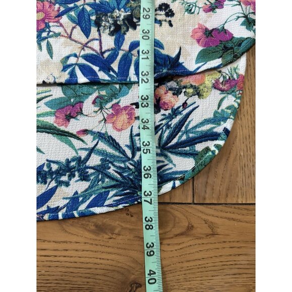Olive Hill Floral Dress Women Size Medium Colorful Lightweight Buttons Polyester - Picture 4 of 11